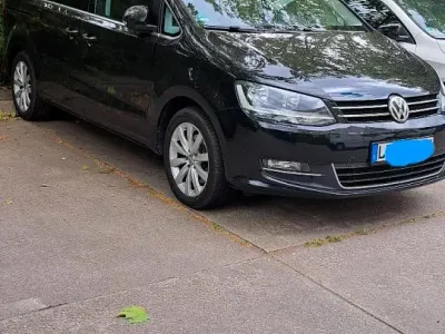Gebraucht VW Sharan Highline 150 PS (110 kW) 2018 Schwarz Van / Kleinbus