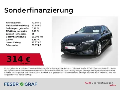 Gebraucht Audi A5 Business 204 PS (150 kW) 2025 Mythosschwarz metallic Kombi