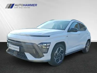 Gebraucht Hyundai Kona N Line 199 PS (146 kW) 2024 Weiß SUV