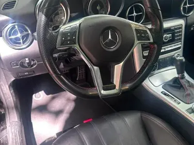 Gebraucht Mercedes SLK200 AMG 184 PS (135 kW) 2014 Schwarz Cabrio