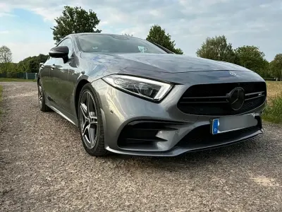 Używany Mercedes CLS53 AMG AMG 286 KM (210 kW) 2018 Szary Sedan/Limuzyna