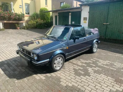 Gebraucht VW Golf Cabriolet 72 PS (52 kW) 1987 Blau Cabrio