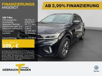 Käytetty VW T-Roc R-line 110 HP (80 kW) 2023 Katumaasturi