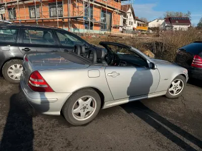 Usata Mercedes SLK200 170 CV (125 kW) 2004 Argento Cabrio
