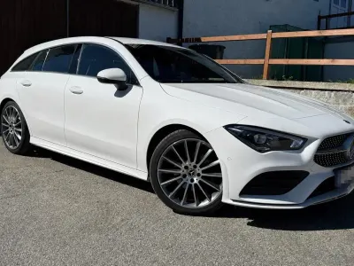 Gebraucht Mercedes CLA200 Shooting Brake AMG 163 PS (119 kW) 2021 Weiß Kombi