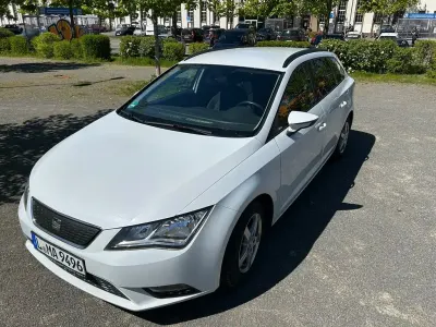 Brugt Seat Leon ST Ecomotive 110 HK (80 kW) 2014 Hvid Stationcar