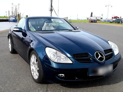 Gebraucht Mercedes SLK350 272 PS (200 kW) 2004 Blau Cabrio