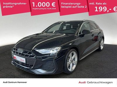 Gebraucht Audi A3 S-Line 150 PS (110 kW) 2024 Mythosschwarz metallic (metallic) Limousine