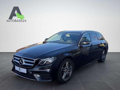 Gebraucht Mercedes E220 AMG line 194 PS (142 kW) 2018 Obsidianschwarz Kombi