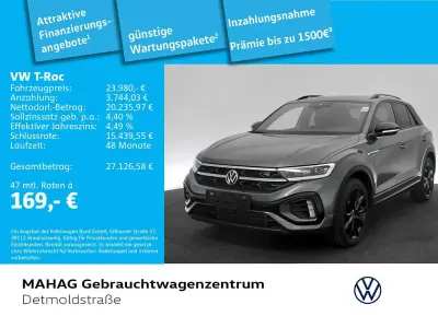 Gebraucht VW T-Roc R-line 110 PS (80 kW) 2024 Indiumgrau metallic SUV