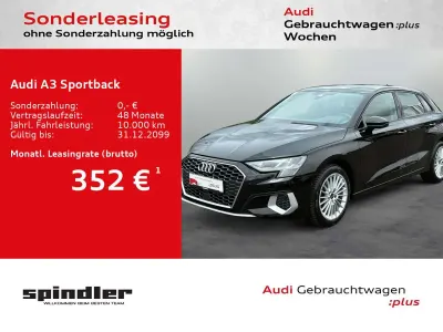 Gebraucht Audi A3 Advanced Plus 150 PS (110 kW) 2022 Mythosschwarz metallic Limousine