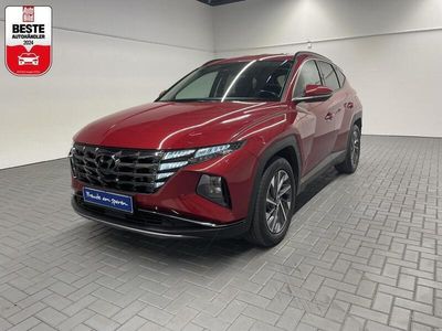 Gebraucht Hyundai Tucson Select 150 PS (110 kW) 2021 Rot (sunsetrotmet.) SUV