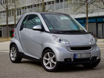 Używany Smart ForTwo Coupé Passion 75 KM (55 kW) 2009 Srebrny Coupe