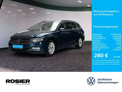Gebraucht VW Passat Business 150 PS (110 kW) 2021 Blau / aquamarin blau Kombi