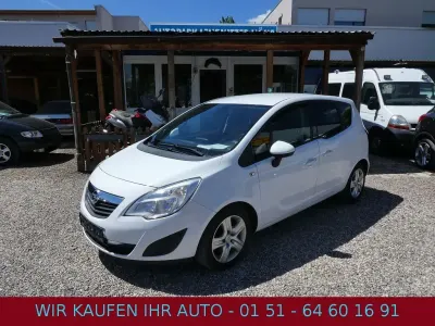 Gebraucht Opel Meriva Edition 110 PS (80 kW) 2010 Weiß Van / Kleinbus