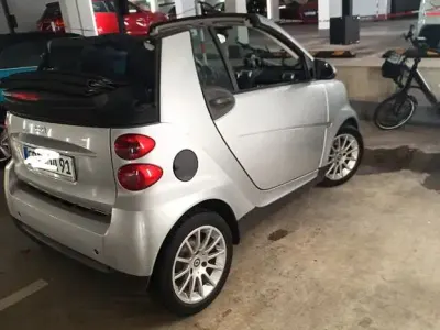 Brugt Smart ForTwo Cabrio Passion 71 HK (52 kW) 2007 Sølv Cabriolet