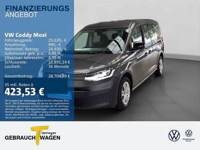 Grau Gebraucht 2021 VW Caddy Maxi Van / Kleinbus | 25.920 € (Fairer Preis)