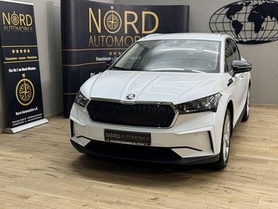 Moonweiss metallic (metallic) Gebraucht 2021 Skoda Enyaq iV SUV | 23.999 € (Guter Preis)