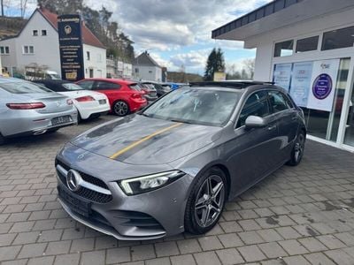 Grau Gebraucht 2021 Mercedes A200 AMG Limousine | 14.950 € (Guter Preis)