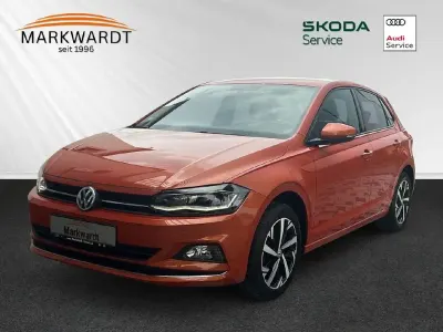 Gebraucht VW Polo Highline 116 PS (85 kW) 2019 Orange Kleinwagen