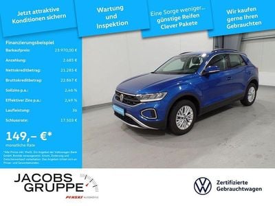 Gebraucht VW T-Roc Life 116 PS (85 kW) 2025 Blau SUV