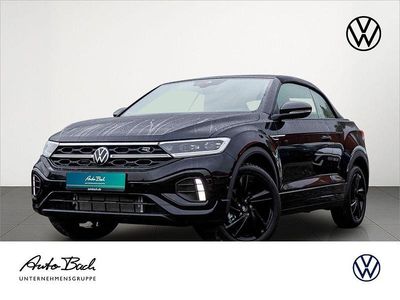 Neu VW T-Roc Cabriolet R-line 150 PS (110 kW) 2025 Deep black perleffekt schwarz Cabrio