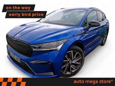 Raceblau metallic Gebraucht 2022 Skoda Enyaq iV SportLine SUV | 25.499 € (Guter Preis)