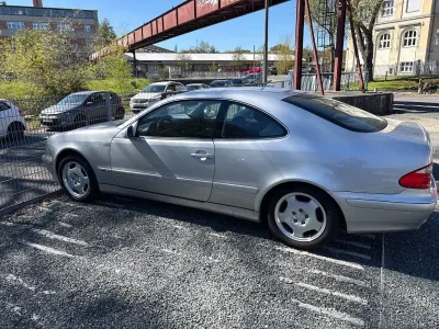 Brugt Mercedes CLK200 Elegance 163 HK (119 kW) 2001 Sølv Coupe