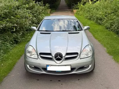 Gebraucht Mercedes SLK200 163 PS (119 kW) 2006 Silber Cabrio