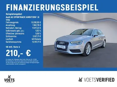 Gebraucht Audi A3 Ambition 179 PS (131 kW) 2015 Silber Limousine
