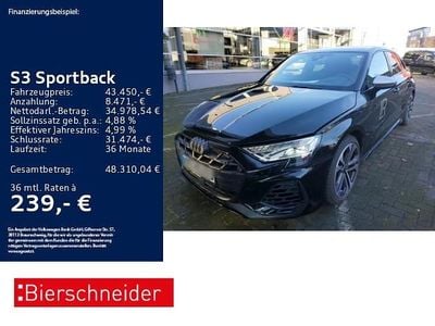 Second-hand Audi S3 Ambiente 333 CP (244 kW) 2024 Negru Berlinǎ