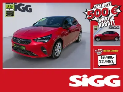 Gebraucht Opel Corsa Elegance 101 PS (74 kW) 2023 Chili rot/kardio rot Kleinwagen