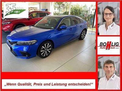 Neu Honda Civic Elegance 143 PS (105 kW) 2025 Premium crystal blau metallic Limousine