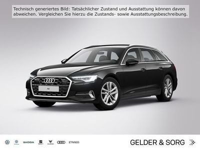 Schwarz (mythosschwarz metallic) Gebraucht 2025 Audi A6 Advanced Kombi | 45.781 € (Fairer Preis)