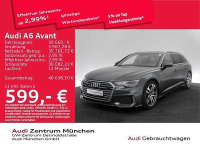 Gebraucht Audi A6 S-Line 299 PS (219 kW) 2022 Daytonagrau perleffekt Kombi