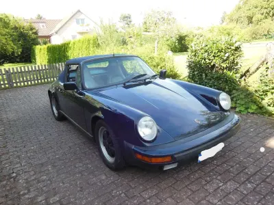 Gebraucht Porsche 911 218 PS (160 kW) 1988 Blau Cabrio