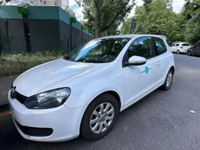 Gebraucht VW Golf VI Comfortline 102 PS (75 kW) 2009 Weiß Kleinwagen