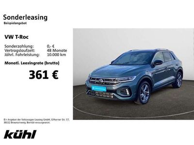 gebraucht VW T-Roc 2.0 TDI DSG R-Line Navi,AHK,LED