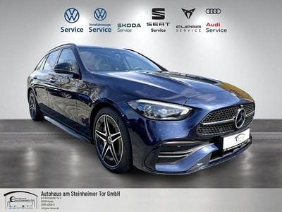 Gebraucht Mercedes C220 AMG line 220 PS (161 kW) 2022 Blau Limousine