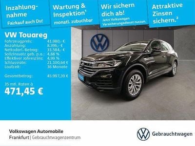 Grenadillschwarz metallic/gren Gebraucht 2022 VW Touareg Basis SUV | 41.980 € (Superpreis)