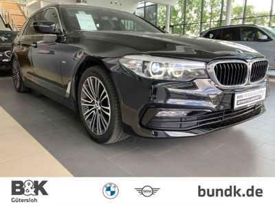 Gebraucht BMW 520 Sport Line 190 PS (139 kW) 2018 Schwarz Kombi