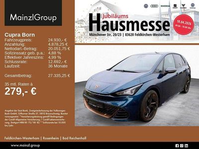 Gebraucht Cupra Born 150 kW (204 PS) 2022 Aurora blue metallic (metallic) Kleinwagen