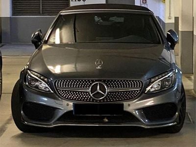 Usata Mercedes C220 Style 170 CV (125 kW) 2018 Grigio Cabrio