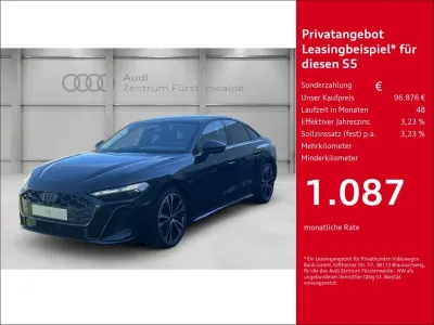 Neu Audi S5 Sport 367 PS (269 kW) 2026 Schwarz Limousine