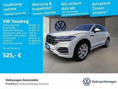 Pure white Gebraucht 2022 VW Touareg Atmosphere SUV | 49.980 € (Guter Preis)