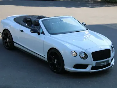 Brugt Bentley Continental GT Convertible 528 HK (388 kW) 2016 Hvid Cabriolet