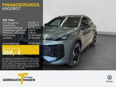 Neu VW T-Roc R-line 150 PS (110 kW) 2026 Grau SUV