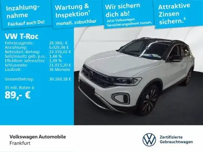 Gebraucht VW T-Roc Goal 150 PS (110 kW) 2025 Weiß SUV