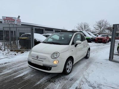 Gebraucht Fiat 500 Lounge 75 PS (55 kW) 2009 Bianco bianco/ bossa nova/calc Cabrio
