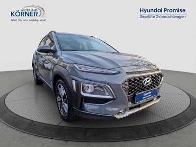 gebraucht Hyundai Kona Premium 1.6 T-GDi DCT 2WD *NAVI*LED*CAM*HUD*